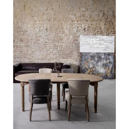 masiv dreva jedalensky stol siva lan potahovana stolicka jedalenska stolicka provansalsky provence mediteran country rustikalny prirodny prirodzeny nabytok vintage kuchyna.jpg